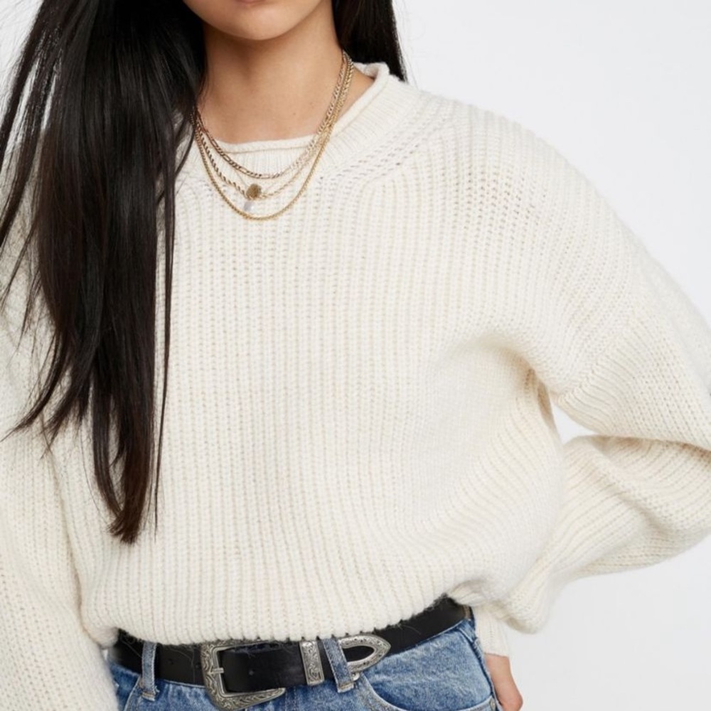URBAN OUTFITTERS Cropped Fisherman Sweater // NEVER WORN